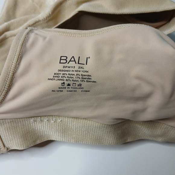 Bali Soft Beige Floral Lace Bra - Picture 5 of 9